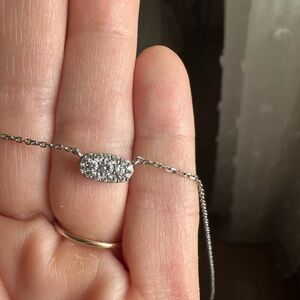 Kendra Scott Silver necklace with Sparkling Accents
